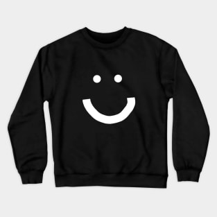 Express Yourself Minimal Happy Smiley Face Crewneck Sweatshirt